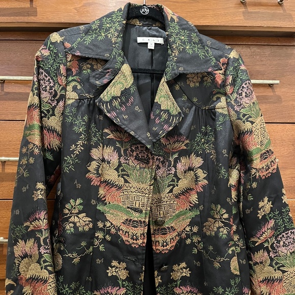 CAbi Jackets & Coats Cabi Chinoiserie Long Jacket Poshmark